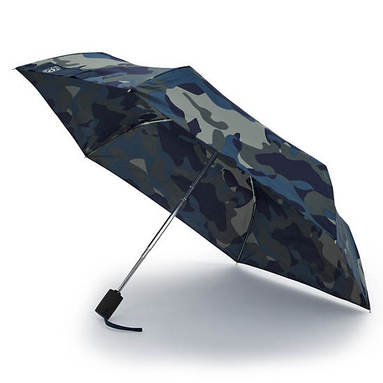 Kipling New Umbrella New Printed Umbrella Auto Open Accessories Cool Camo | CA 1954ZU